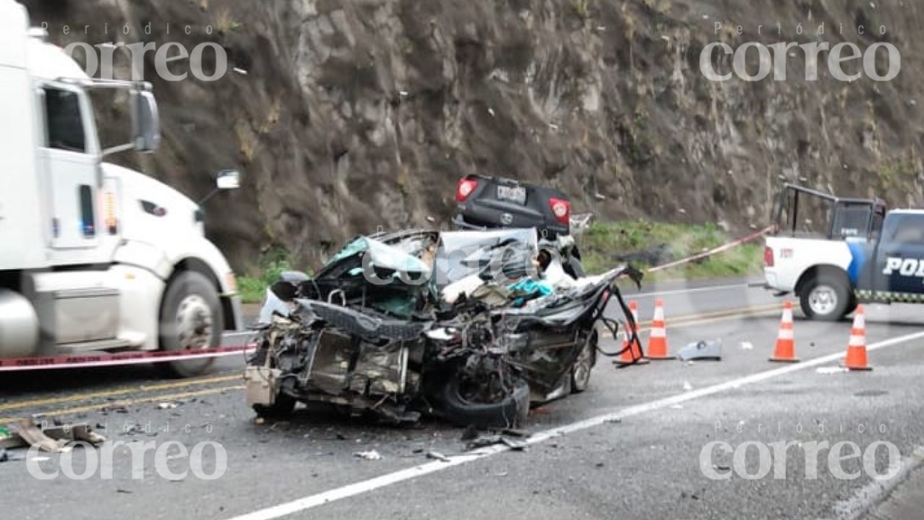 Fatal accidente en la San Felipe – Silao deja a mujer muerta y varios heridos