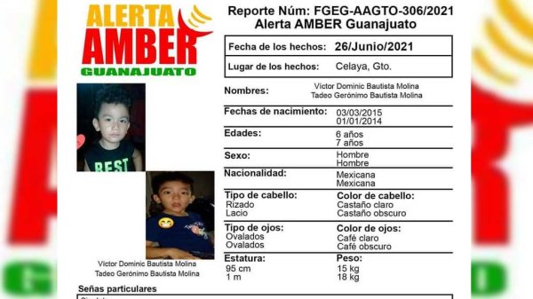 Desaparecen dos niños menores de 10 años en Celaya; son hermanos