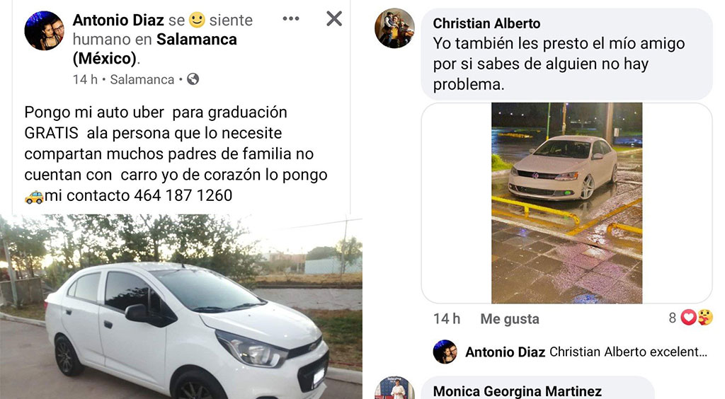 Toño, conductor de Uber en Salamanca, regalará viajes a estudiantes para ir a su graduación