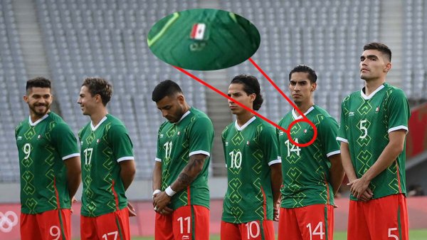 Hasta con la bandera al revés, México golea a Francia en su debut de Tokio 2020