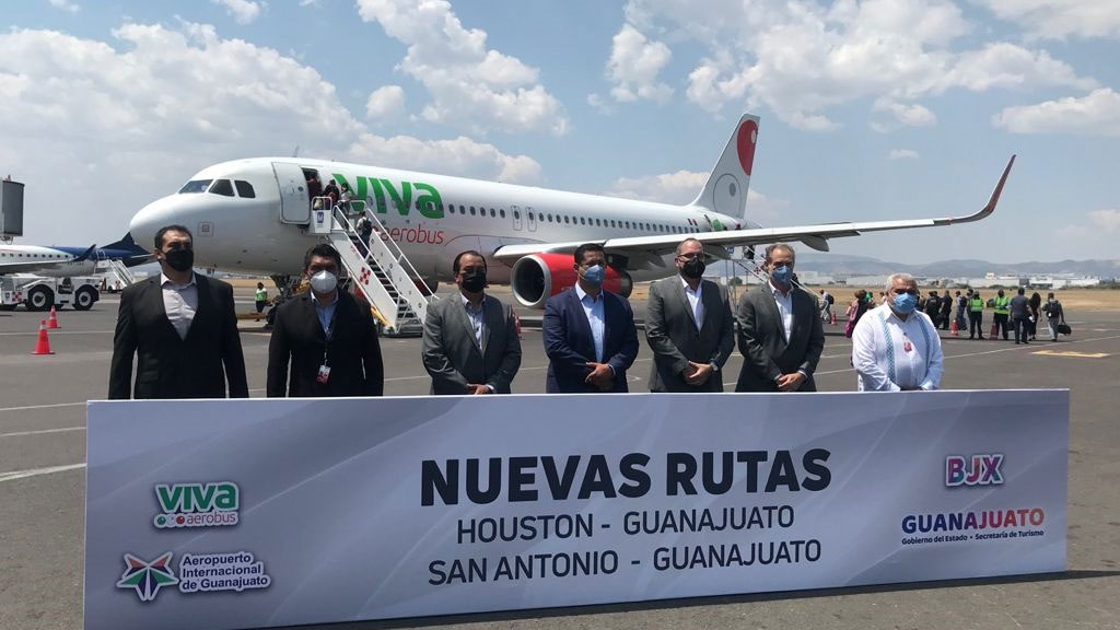 Abre Viva Aerobus dos nuevas rutas a Texas desde Guanajuato