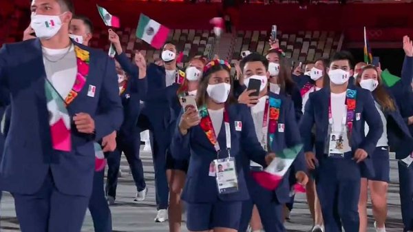 Elegancia y tradición se unen en trajes de atletas mexicanos en Tokio