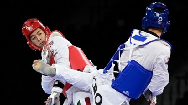 Taekwondoístas Carlos Sansores y Briseida Acosta caen en su primer combate de Tokio 2020