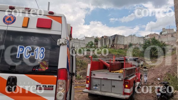 Incendio consume casa en la colonia Las Águilas de Guanajuato capital