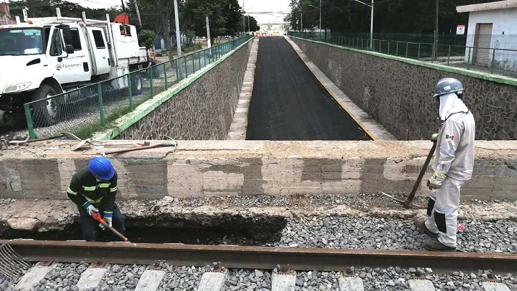 Comienzan trabajos en puente a desnivel de la Insurgentes en Celaya