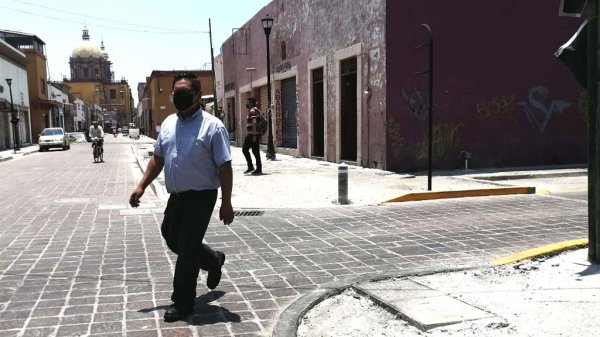 Urgen comerciantes que culminen obras en el centro de Celaya