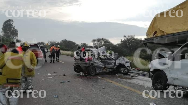 Fatal accidente en Tarandacuao deja a una pareja muerta y una menor herida