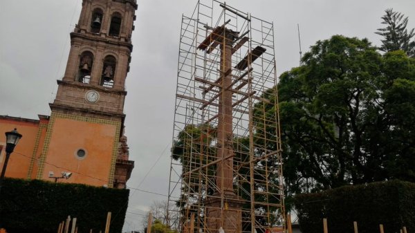 Monumento a la independencia en Celaya va al 30%; no estará listo para festejos patrios