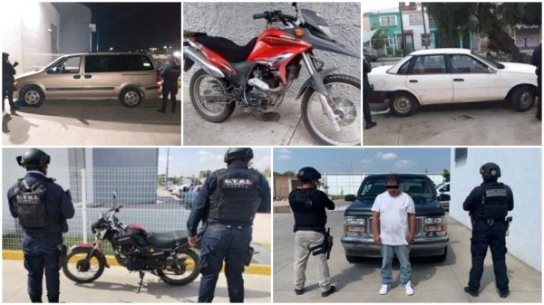 Recuperan cinco vehículos entre Celaya y Comonfort con reporte de robo