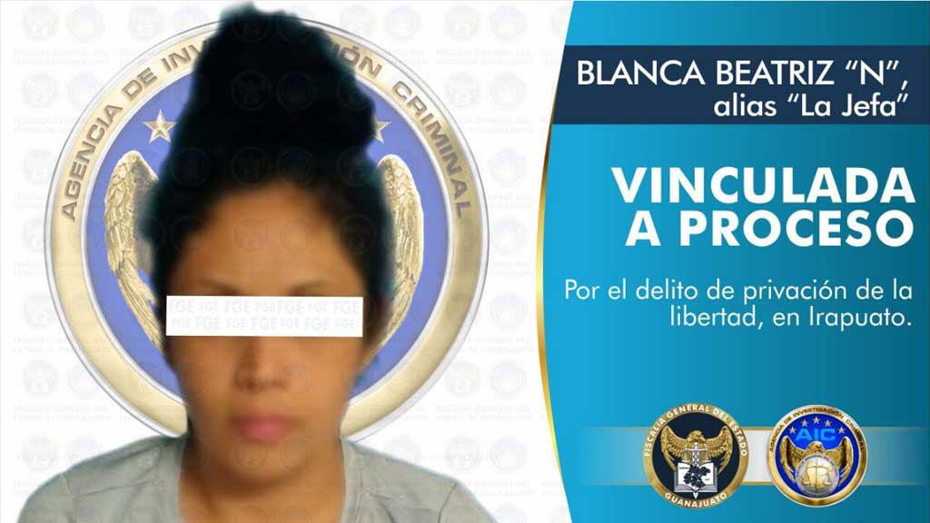 Vinculan a mujer por golpear y privar de la libertad a un hombre en Irapuato