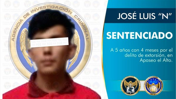 Extorsionador en Apaseo el Alto es condenado a más de 5 años en prisión