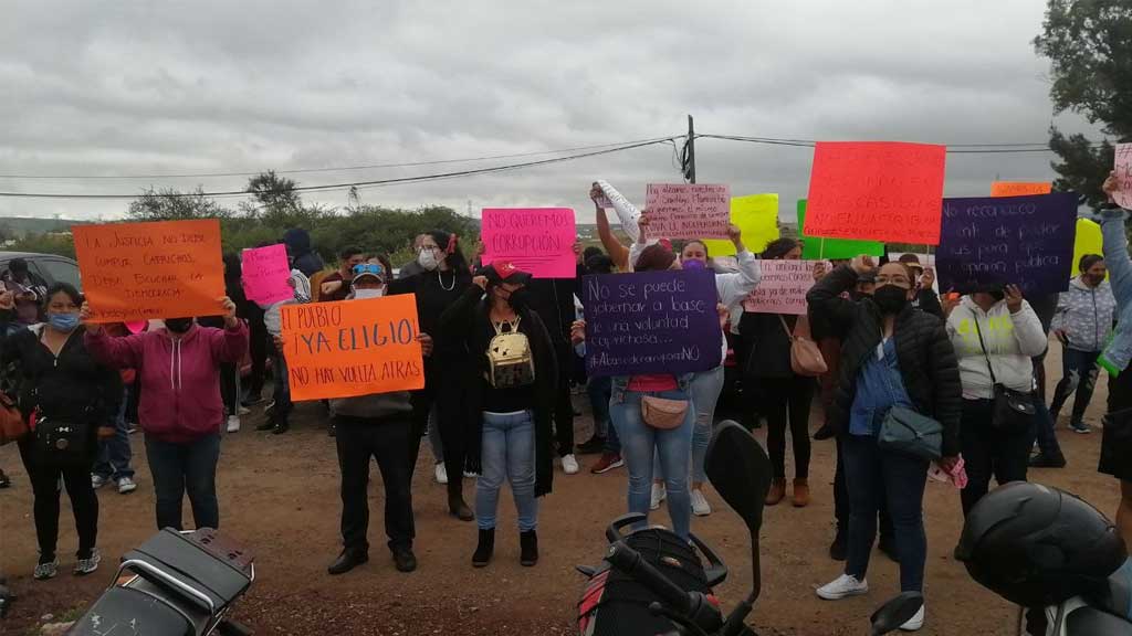 Seguidores de Guadalupe Paniagua exigen aval a su triunfo en Santiago Maravatío