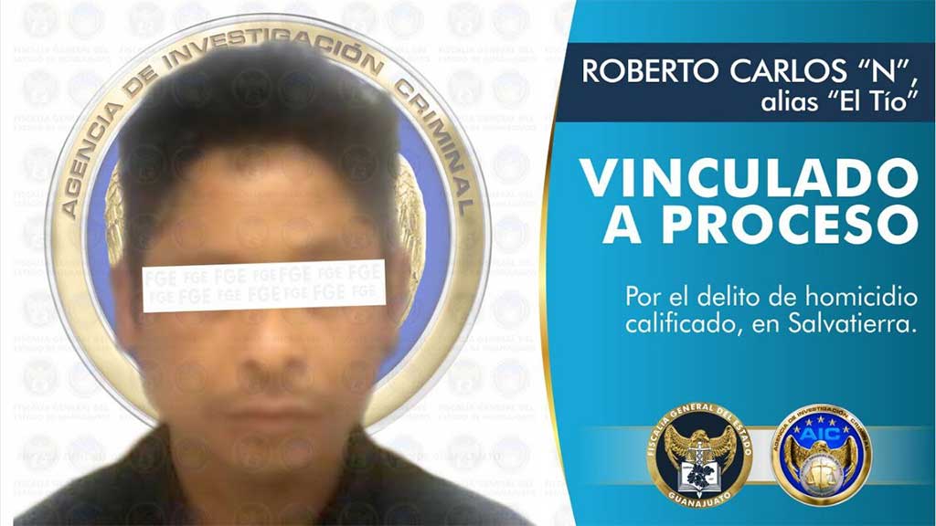 Vinculan a proceso a ‘El Tío’ por homicidio en Salvatierra