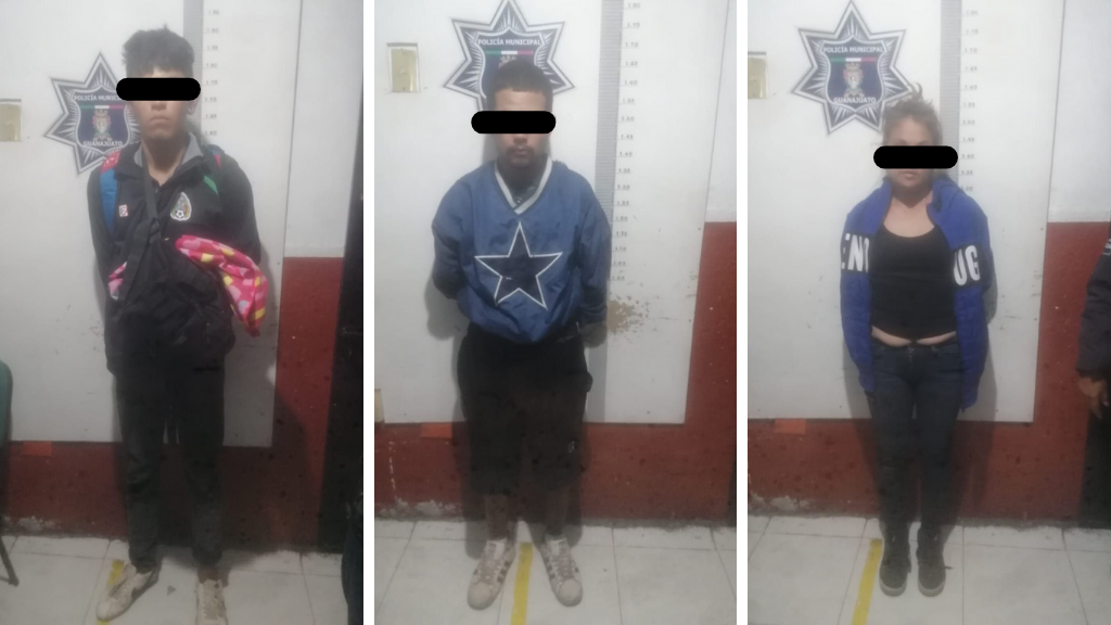 Guanajuato: detienen a tres por agredir a mujer que los invitó a convivir en su casa