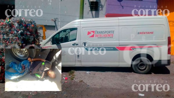 Choca patrulla en Uriangato y se dispara por error al huir con camioneta robada