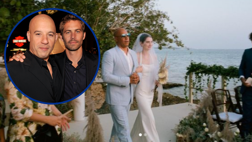 La familia es primero: Vin Diesel entrega en el altar a hija de Paul Walker