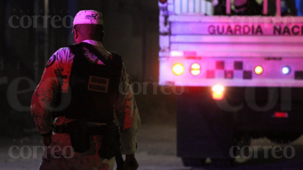 Celaya: Tiroteo entre la Guardia Nacional y criminales deja a un joven herido