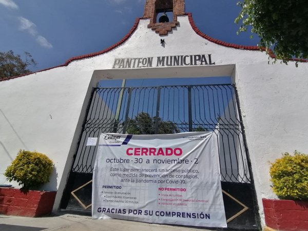 Estas son las restricciones para visitar panteones de Celaya en Día de Muertos