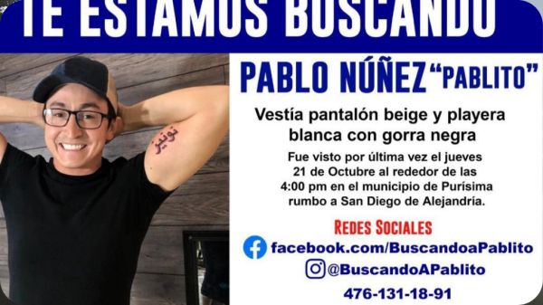 Familia de ‘Pablito’ exige a gobierno activar su búsqueda en San Francisco del Rincón