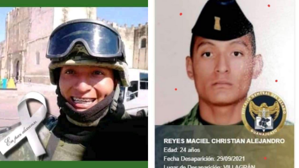 Localizan sin vida a Christian, militar desaparecido en Villagrán