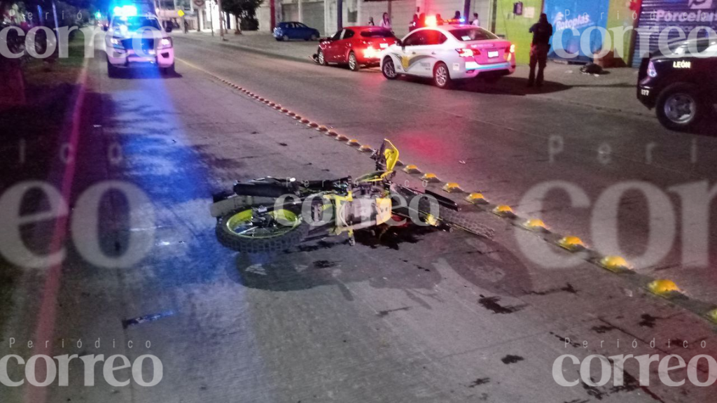 Choque sobre el bulevar Campestre deja a dos motociclistas heridos