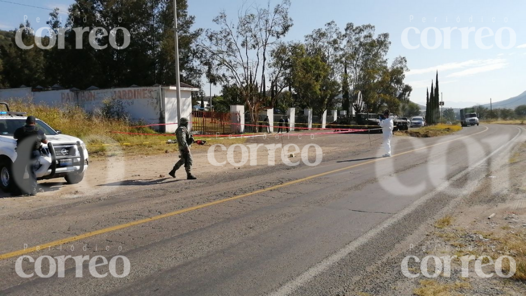 Encuentran cadáver afuera del Panteón Jardines en Acámbaro