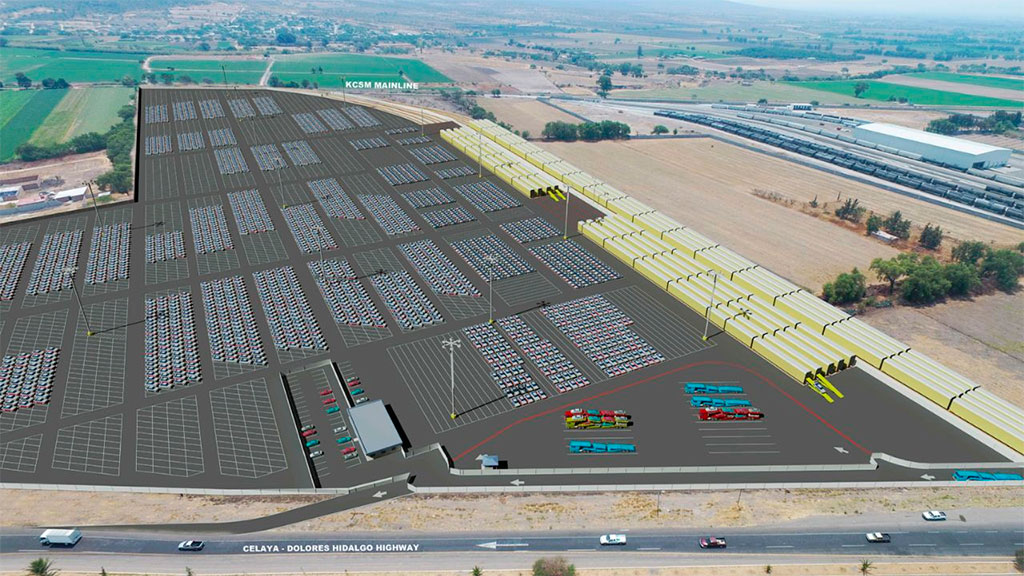 Desde Comonfort enviarán autos a Norteamérica con terminal de distribución