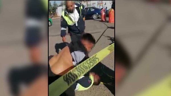 Detienen a hombre por armar riña contra elementos de tránsito en Irapuato