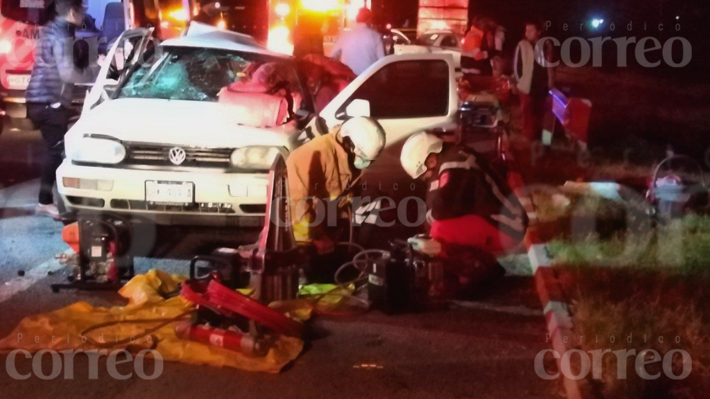 Accidente en la Celaya – Valle de Santiago deja cinco lesionados