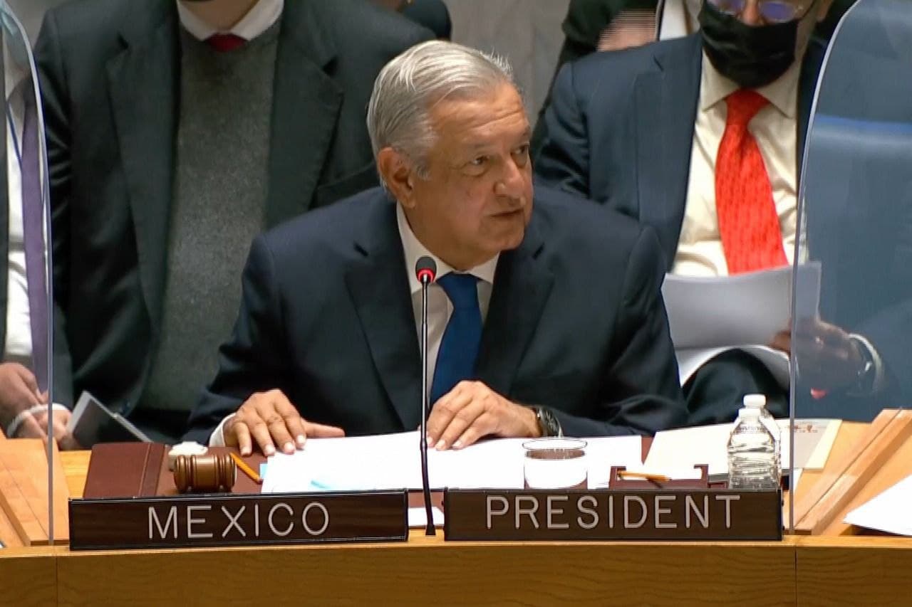 AMLO propone en la ONU fondo mundial para combatir pobreza