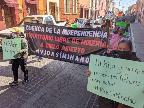 Cientos unen su voz para ratificar rechazo social a minera en Dolores Hidalgo