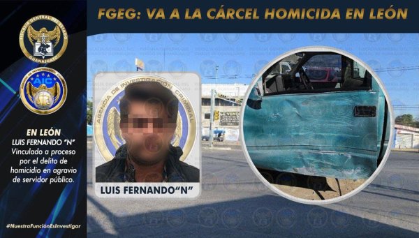 Procesan a joven de 24 años por asesinar a tránsito de León para evitar multa