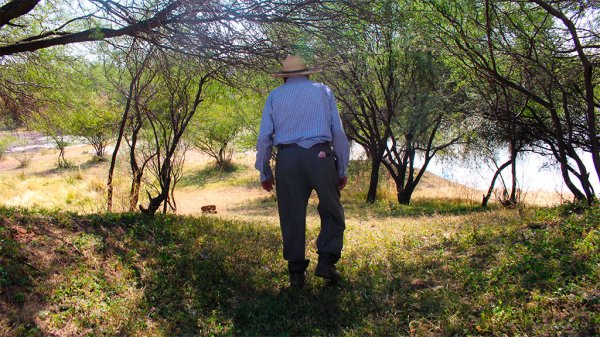 Con machete en mano, Don Chava defiende mezquites a sus 80 años