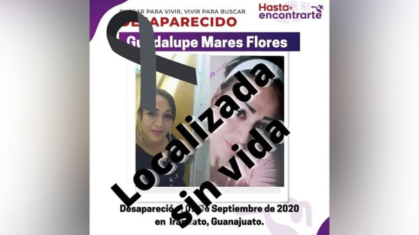 Localizan sin vida a María Guadalupe Mares, joven desaparecida en Irapuato