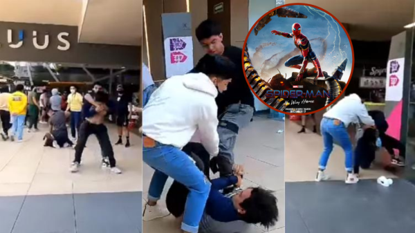 ‘Spider-Man: No Way Home’ desata pelea en cine de Cuernavaca (VIDEO)