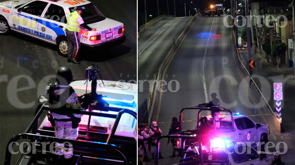 Dejan bolsas con restos humanos sobre el puente Anenecuilco en Celaya