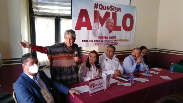 Buscan más de 100 mil firmas en Guanajuato para hacer frente a revocación de AMLO