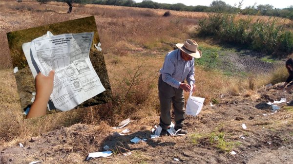 Irapuato: usan a San Agustín de los Tordos de ‘tiradero’ de documentos oficiales