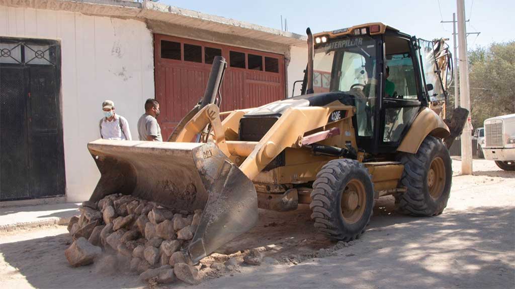 Arrancan obras de pavimentación en comunidades y colonias de San Miguel de Allende