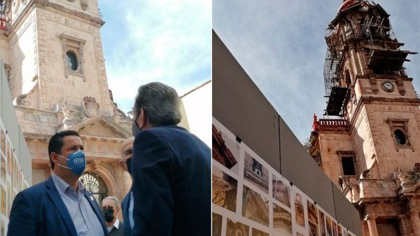 Templo del Carmen debería ser emblema de Celaya: opina Diego Sinhue