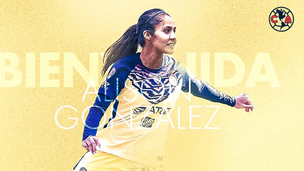 Alison González, campeona de goleo, firma con Las Águilas del América