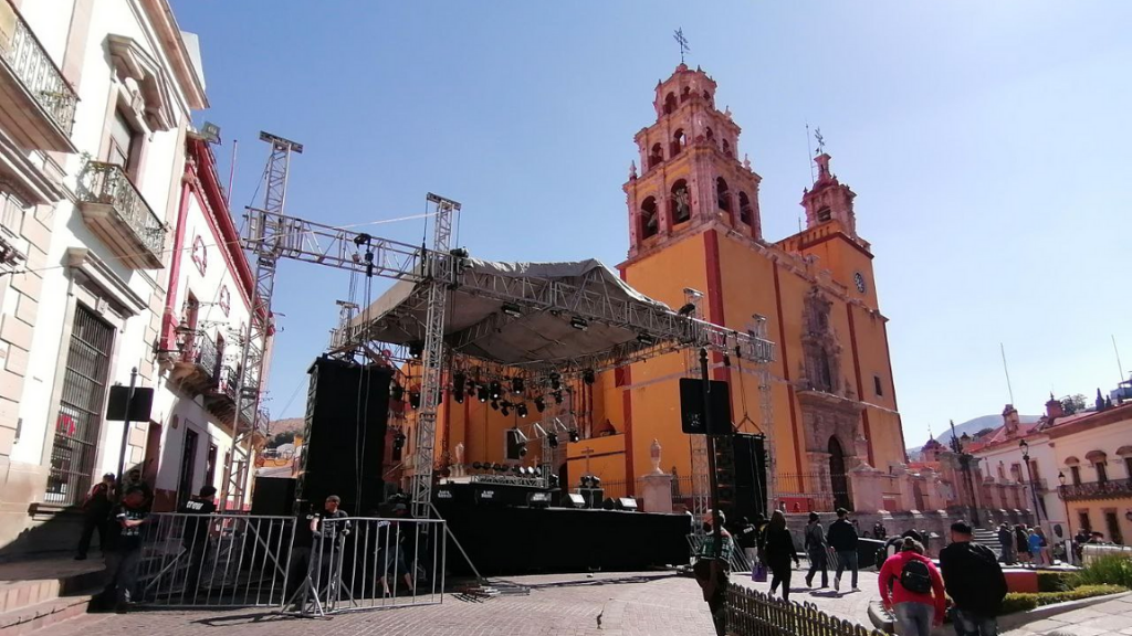 Preparan Centro Histórico de Guanajuato para la ‘Fiesta de Fin de Año’