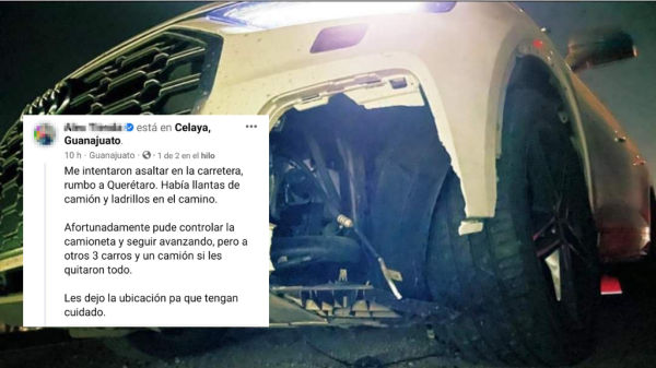 Famoso youtuber denuncia intento de asalto en carretera de Guanajuato