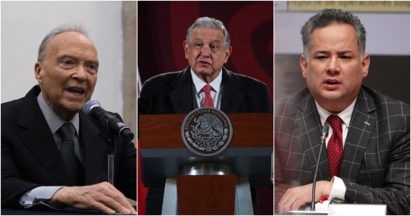 AMLO ‘media’ entre Alejandro Gertz y Santiago Nieto; respalda a ambos