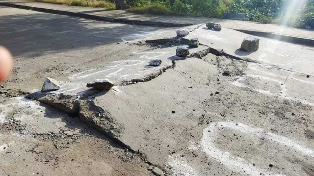 Para evitar tragedias, PC supervisa grietas de comunidad Copales en Huanímaro