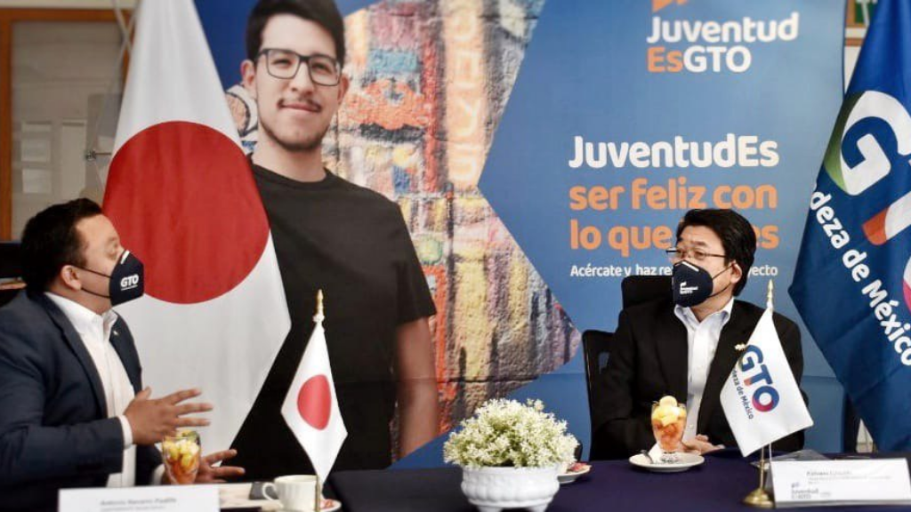 Guanajuato y Japón refrendan lazos de colaboración en pro de los jóvenes