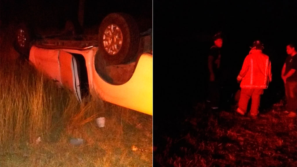 Vuelca camioneta en la Guanajuato- Silao; tres leoneses salen heridos