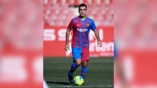 Rafa Márquez se volvió a poner el uniforme del Barcelona