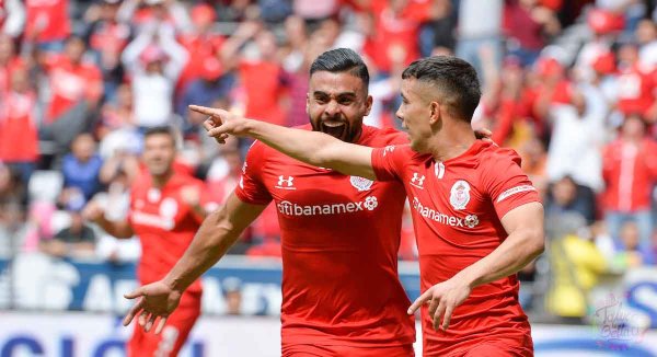 Diablos del Toluca reviven con goleada sobre Santos