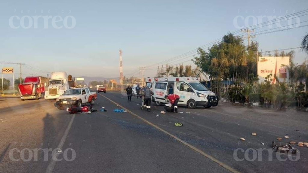 Vendedor de bolillos resulta lesionado en accidente vial en Cuerámaro